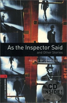 Oxford Bookworms Library 3 : As the Inspector Said and Other Stories (Book+CD)
