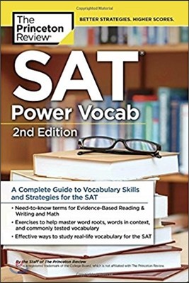 The Princeton Review SAT Power Vocab, 2/E