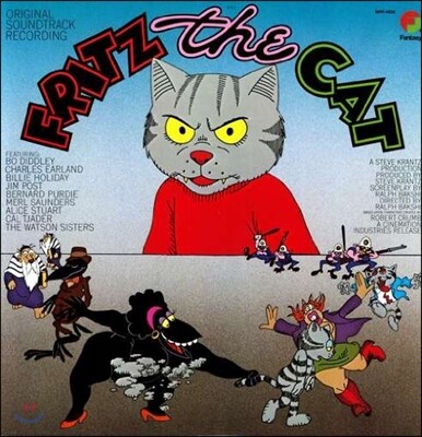 Watson Sisters,Ray Shanklin,Bo Diddley,Billie Holiday,Ed Bogas,Charles Earland,Cal Tjader — 고양이 프릿츠 영화음악 (Fritz The Cat O.S.T.) 앨범 커버
