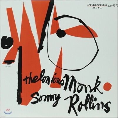 Art Blakey,Sonny Rollins,Art Taylor,Percy Heath,Willie Jones,Tommy Potter,Julius Watkins — Thelonious Monk & Sonny Rollins (델로니어스 몽크, 소니 롤린스) - Monk & Rollins 앨범 커버