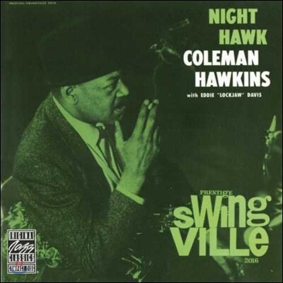 Ron Carter,Coleman Hawkins,Tommy Flanagan,Eddie "Lockjaw" Davis,Gus Johnson — Coleman Hawkins & Eddie "Lockjaw" Davis (콜맨 호킨스, 에디 락조 데이비스) - Night Hawk 앨범 커버