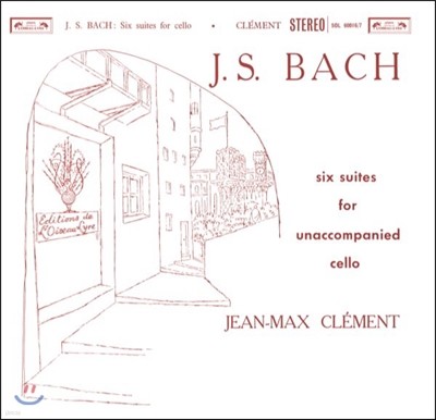 Jean-Max Clement :  ÿ   - - Ŭ (Bach: 6 Cello Suites For Unaccompanied Cello) [2LP]