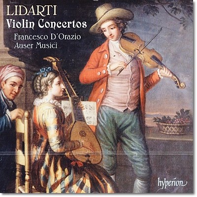 Francesco d'Orazio 리달티: 바이올린 협주곡집 (Lidarti : Violin Concertos) 