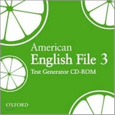 American English File 3 : Test Generator (CD-Rom)