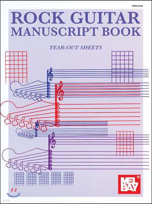 Rock Guitar Manuscript Book