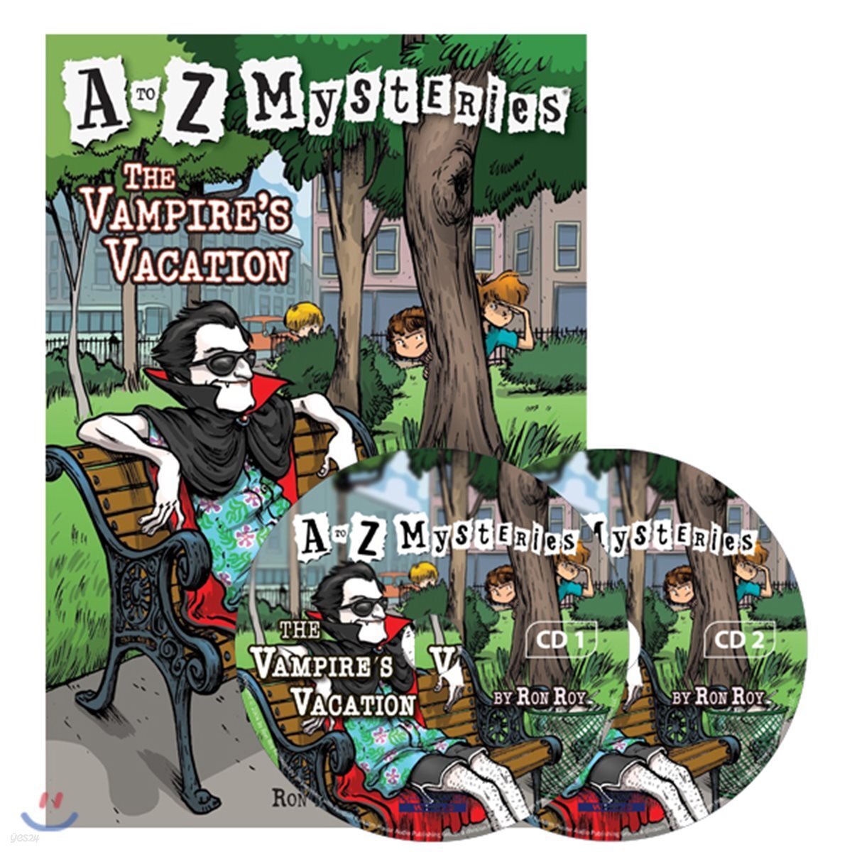 A to Z Mysteries #V : The Vampire´s Vacation (Book+CD)