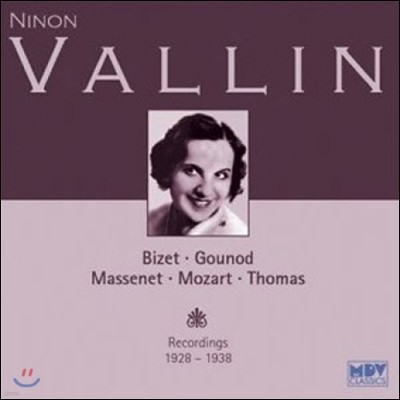 Ninon Vallin ϳ ߷ 1928~1938  -  /  /  / Ʈ (Recordings 1928-1938)
