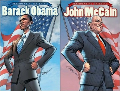 Presidential Material Barack Obama/John McCain