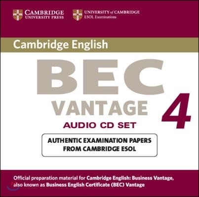 Cambridge Bec 4 Vantage: Examination Papers from University of Cambridge ESOL Examinations