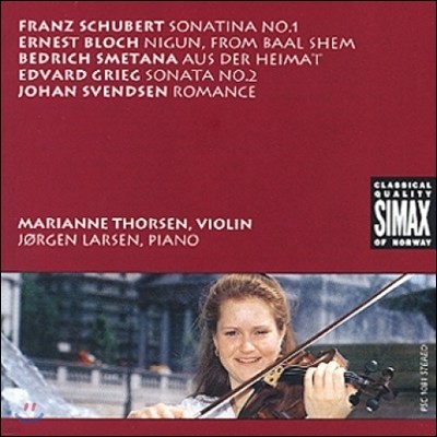 Marianne Thorsen ̿ø Ʋ - Ʈ /  (Violin Recital - Schubert / Bloch / Smetana / Svendsen / Grieg)