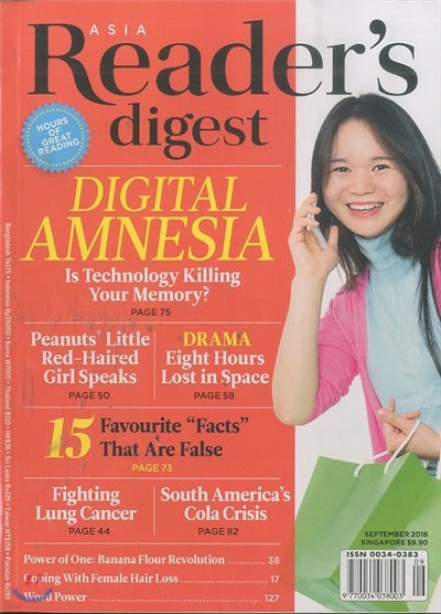 Reader's Digest Asia () : 2016 09