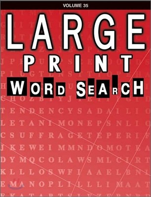 Large Print Word Search, Volume 35