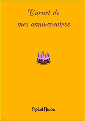 Carnet de Mes Anniversaires