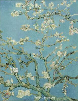 Almond Blossom: Van Gogh Journal / Notebook. Graph Paper / Grid Paper. 120 Pages, 1 CM Squares, 8.5 X 11 Inch Format. (21.59 X 27.94 C