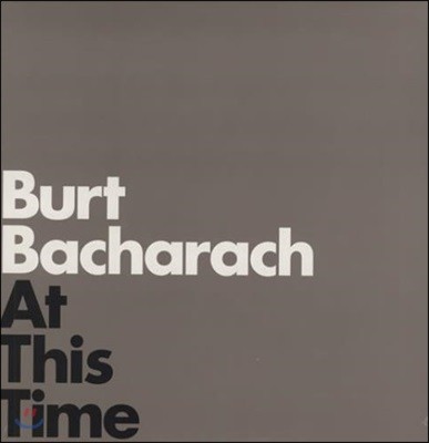 Burt Bacharach — At This Time 앨범 커버