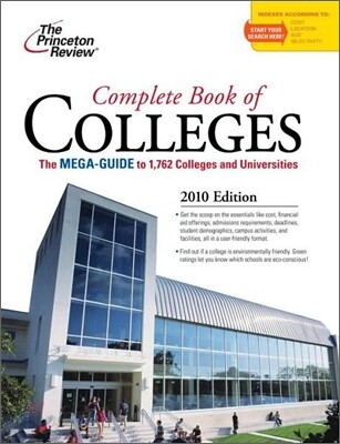 Complete Book of Colleges, 2010 Edition