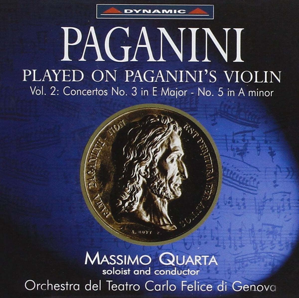 Massimo Quarta 파가니니: 바이올린 협주곡 3, 5번 - 마시모 콰르타 (Paganini: Viollin Concertos M.S.50, K.S.78)