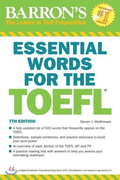 Essential Words for the TOEFL