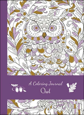 A Coloring Journal Owl