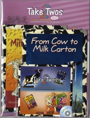 Take Twos Grade 2 Level L-4 : From Cow to Milk Carton / The Milkshake Man (2books+Workbook+CD)