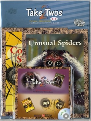 Take Twos Grade 2 Level N-6 : Unusual Spiders / Come Here Spinner! (2books+Workbook+CD)