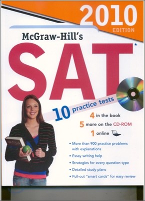 Mcgraw-hill's SAT I with CD-ROM, 2010