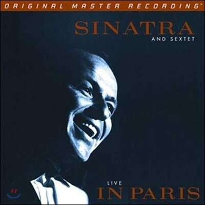 Frank Sinatra, Harry Klee, Bill Miller, Ralph Pena, Emil Richards, Al Viola, Irving Cottler — Frank Sinatra and Sextet (프랭크 시나트라 앤 섹스텟) - Live in Paris (라이브 인 파리) 앨범 커버