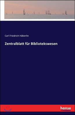 Zentralblatt Fur Bibliotekswesen