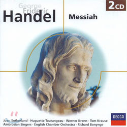 Handel : Messiah : Richard BonyngeSutherlandTourangeauKrennKrauseColeman