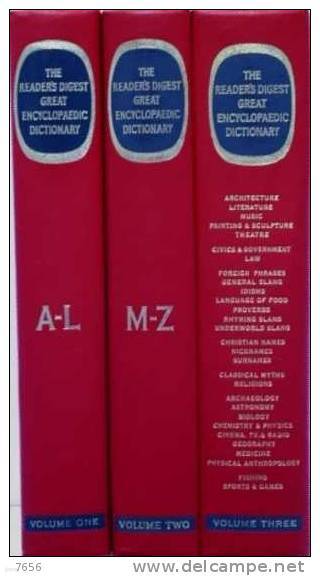 THE READER'S DIGEST GREAT ENCYCLOPEDIC DICTIONARY Hardcover