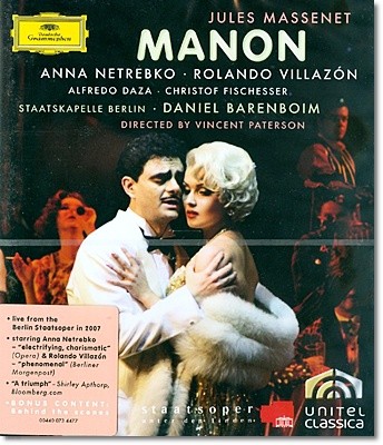 Anna Netrebko / Rolando Villazon :  - ȳ Ʈ, Ѷ ߼ (Massenet : Manon)