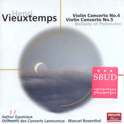 Vieuxtemps : Violin Concertos Nos.4 & 5Ballade Et Polonaise : GrumiauxVarsiRosenthal