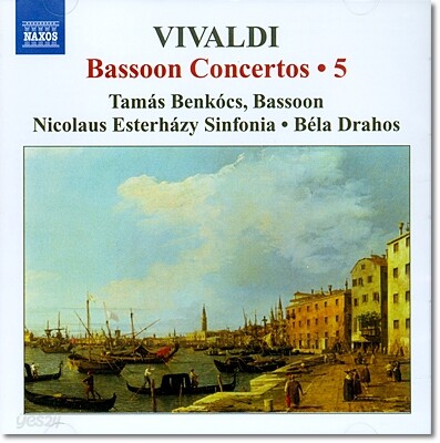 Tamas Benkocs 비발디: 바순 협주곡 5집 (Vivaldi: Complete Bassoon Concertos Vol.5 - RV.466, 469, 473, 491, 496, 497)
