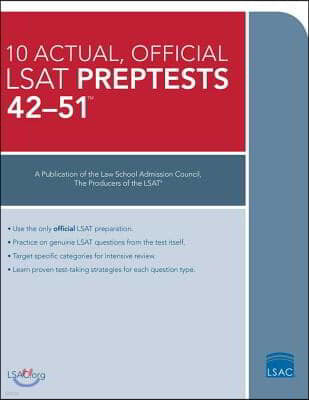 10 Actual, Official LSAT Preptests 42-51: (Preptests 42-51)