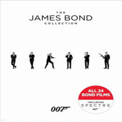 The James Bond Collection: Including 007 Spectre (더 제임스 본드 컬렉션) (한글무자막)(24Blu-ray)(Boxset)