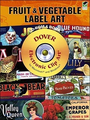 Fruit and Vegetable Label Art [With CDROM]