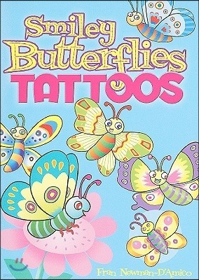 Smiley Butterflies Tattoos