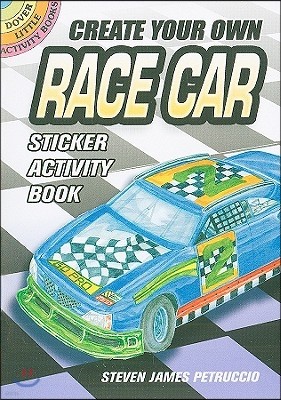 Create Your Own Race Car Sticker Activity Book