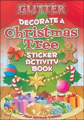 Glitter Decorate a Christmas Tree, Sticker Activity Book