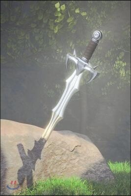 The Excalibur Journal - Sword in the Stone: 150 page lined notebook/diary
