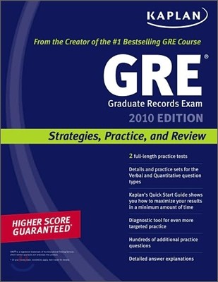 Kaplan GRE Exam 2010