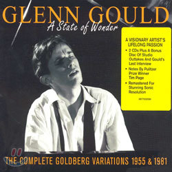 Glenn Gould 바흐: 골드베르크 변주곡 1955년 1988년 녹음 합본반 (A State Of Wonder - Bach: The Complete Goldberg Variations) 글렌 굴드