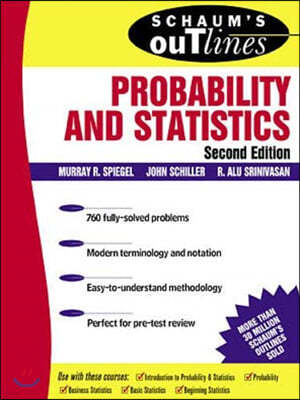 Schaum's Outline of Probability and Statistics, 2/E