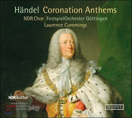 Laurence Cummings 헨델: 대관식 찬가, 에스더의 합창곡들 (Handel: Coronation Anthems) 로렌스 커밍스, NDR 합창단