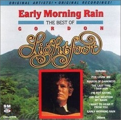 Gordon Lightfoot - Early Morning Rain - Best Of Gordon Lightfoot