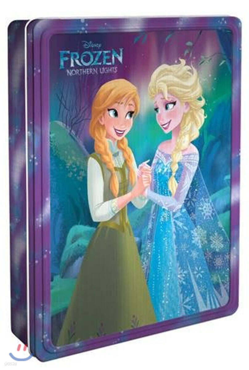 Disney Frozen Northern Lights Happy Tin : 디즈니 겨울왕국 틴 세트