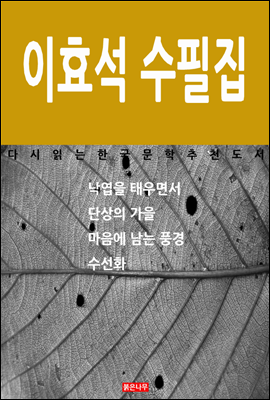 이효석 수필집 - 다시 읽는 한국문학 추천도서 06
