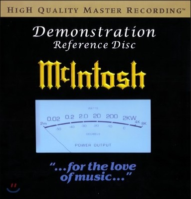 Ų佬 Ʈ̼ ۷ ũ (McIntosh Demonstration Reference Disc) [2LP]