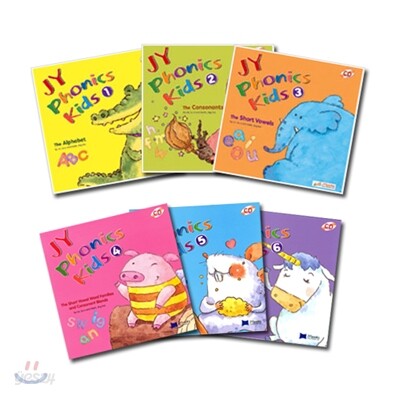 JY Phonics Kids 1~6 Full Set