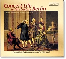 Janitsch / Schffrath / Graun : Concert Life In 18Th Century Berlin